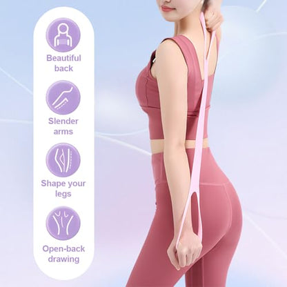 3pcs Figure 8 Resistance Band, Arm Back Training Elastic Ropes, Elastic Stretching Resistances Band for Arms, Back, Shoulders, and Chest Workouts, Exercise Equipment