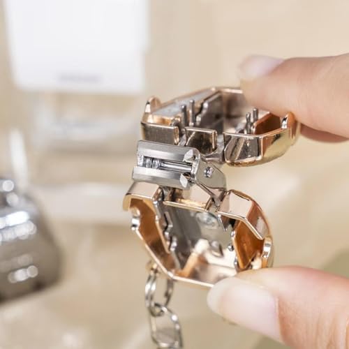 Mini Nail Clippers with Keyring, Portable Bag-Shaped Folding Fingernail Clipper Keychain, Foldable Compact Pocket Nail Cutter for Home Travel Daily Use (Gold and Silver) - color: Gold and Silver