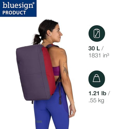 Osprey Daylite Duffel Backpack - Convertible Everyday Duffel Bag for Gym, Commute, and Travel - color: Tumbleweed Yellow/Tunnel Vision, size: 45L