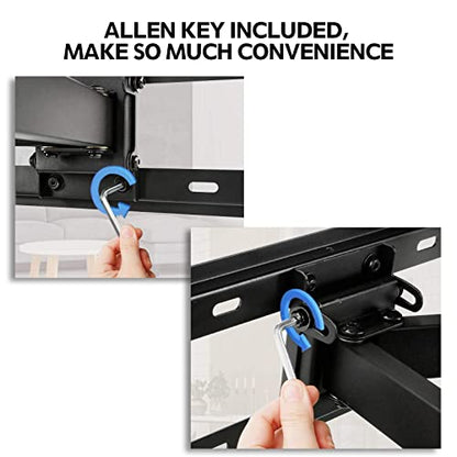 Mounting Dream Lag Bolt Kit for TV Mount Comes with M8 Lag Bolt for Wood Stud, Fischer Anchors for Concrete Wall, Includes Allen Key and Bubble Level