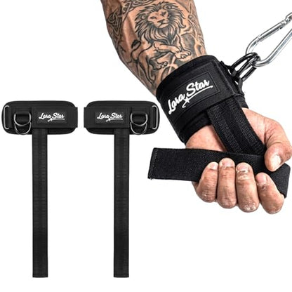 Weight Lifting Strap with D Ring,Lifting Straps,Non-Slip Wrist Straps for Weightlifting Deadlifting,Wrist Cuffs for Cables Gym, Lifting Cuffs for Cable Machines