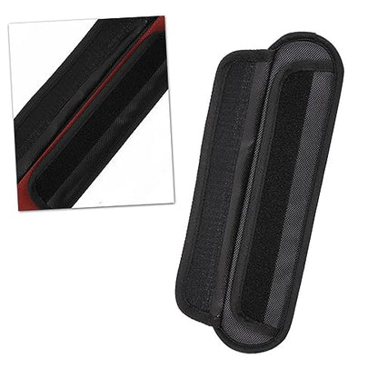 Abaodam Comfortable Guitar Strap Shoulder Pad Removable Cushion for Bass Acoustic Electric Guitars - Design for Weight Distribution Black