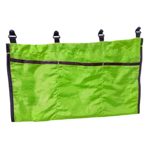 Baoblaze Camping Hanging Pouch Sundries Holder Accessories Lightweight Equipment Foldable Debris Bag Organizer for Climbing Traveling, Light Green