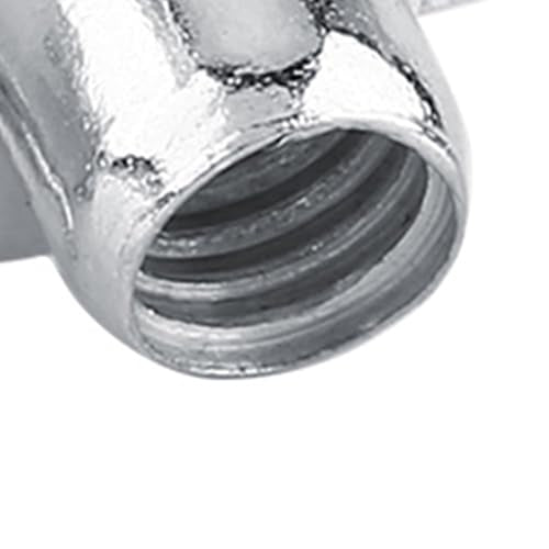 FLEXMAN Four Pronged T Nuts, Zinc Plated Carbon Steel Tee Nut 4 Claw Nut Assortment Kit for Rock Climbing Holds, Furniture, Cabinetry, Woodworking, Silver (M3 (50 Pieces/Package)) - size: M3 (50 pieces/package)