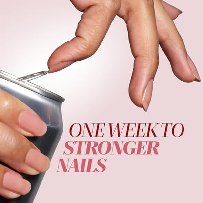 LONDONTOWN Sheer Strength Nail Blush - 2-in-1 Tinted Nail Hardener Strengthening Treatment With Jelly Finish - color: Poppy