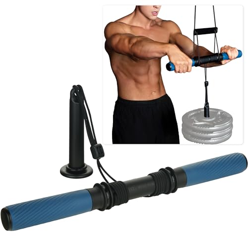 GD Hanging Wrist Roller Forearm Strengthener Grip Strength Trainer | Arm blaster, Forearm workout Machine, hand strengthening devices exerciser, arm wrestling training equipment, Hand Gripper - color: Hanging Wrist Roller Standard (Rope : Black)