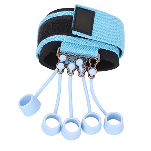 Yinhing Finger Exerciser Hand Grip Strengthener Adjustable Silicone Wrist Strap for Rock Climbing Tennis Guitar Piano Drummer Ergonomic Finger Strength Trainer (40lbs) - size: 40 Pound