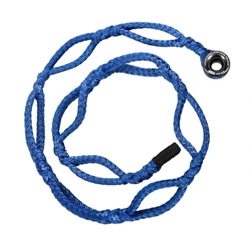 Pelican Rope Arborist Sling, USA Made 5/8" Adjustable Rigging Block Sling with Aluminum Ring - Single-Head, 14,800 LBS MBS / 1,480 LBS WLL, 12 Strand Green Polyester, Tree Climbing Gear, 15 FT - style: Single-Head | 5/8" - 15 FT