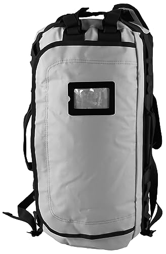 Element Equipment Trailhead Duffel Bag Shoulder Straps Waterproof Light Grey/Blue Small - color: Light Grey/Blue, size: Small 30 Liters