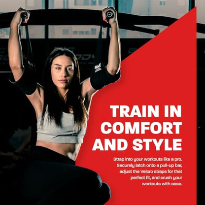 Hawk Sports Ab Straps for Men and Women, Ab Workout Equipment for Maximum Fitness and Bodybuilding Gains, Exercise Equipment for Fat Burning and Strength Training, Lifting Straps for Six Pack Abs