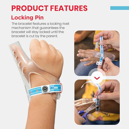 TGuard AeroThumb & AeroFinger Bracelets – Authentic, Non-Rip Wristbands to Secure ThumbGuards and FingerGuards, Finger & Thumb Sucking Deterrent, Supports Thumb & Finger Habit Prevention – 60 Pcs