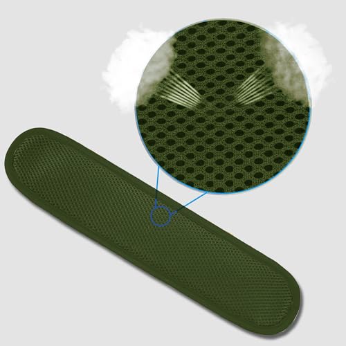 Ultra Thick & Breathable Universal Shoulder Pad Cushion for Bag - Long & Comfort - color: Army Green