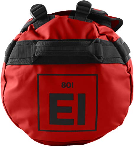 Element Equipment Trailhead Duffel Bag Shoulder Straps Waterproof Red Medium - color: Red, size: Medium 51 Liters