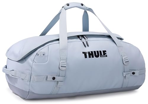 Thule Chasm Duffel bag, Weather-resistant materials, Easy packing, Converts to backpack, Internal pockets, Travel-ready - color: Soft blue, size: 70L