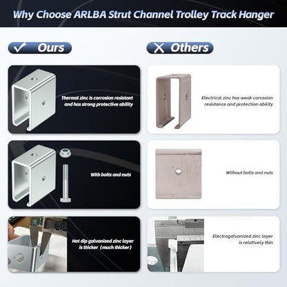 SKTREX Strut Channel Connector Extend Bracket Connection for 1-5/8" Wide and 1-5/8" Height Strut Channel (4 Count, Steel, Silver, Wall Mount) - style: 4 Sets Connector Extend Bracket