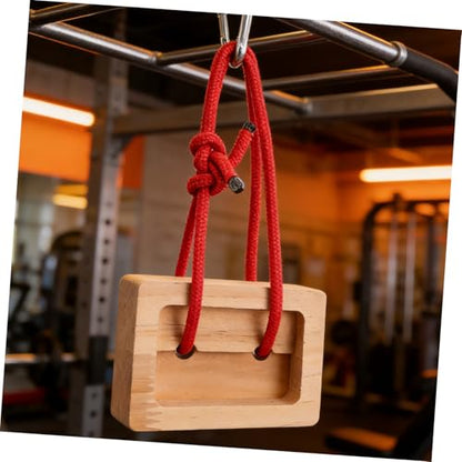 MAGICLULU 2pcs Portable Wooden Climbing Hangboard for Finger Strength Training, Lightweight Design, Suitable for Indoor and Outdoor Use, Rock Climbing Handboard for Climbers