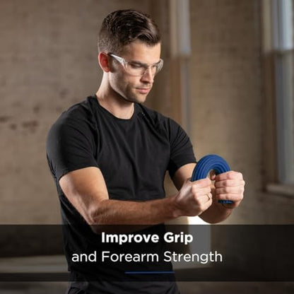 THERABAND FlexBar, Physical Therapy, Flex Bar, Elbow, Exercise, Twist, Blue | Tennis elbow therapy bar that helps relieve tendonitis pain and improve grip strength