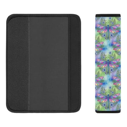 2 Pack Dragonfly Purple Flowers Seat Belt Shoulder Pad Universal Soft and Comfortable Seat Belt Covers Cushion for Kids, Most Cars, Comfortable Driving - color: Pattern 1219