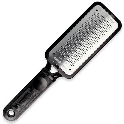 Microplane Colossal Foot File Scraper - The Original Stainless Steel Foot Rasp, Dead Skin/Callus Remover for Feet, Gentle Foot Scrubber, Pedicure Tools for Salon-Quality Foot Care, Black - style: Black