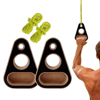 Climbing Fingerboard Wood Portable Workout Equipment | Pull-Up Training Fingerboard for Enthusiasts Trainers Women Men Adults Athletes Beginners Professionals Players Apartment