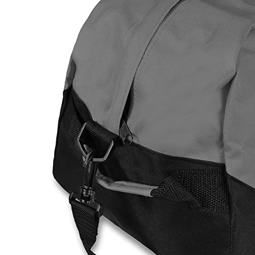 21" Large Duffle Bag with Adjustable Strap - color: Gray