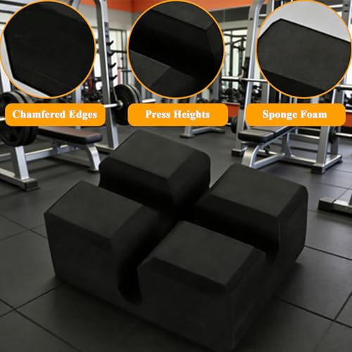 Bench Press Block Improve Single Training Assistant Foam Pad Brisk for Bench Board Home Gym Workout Fitness