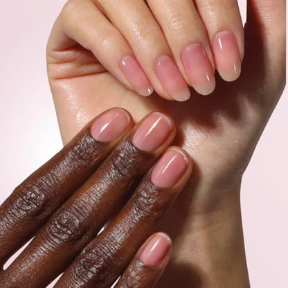 LONDONTOWN Sheer Strength Nail Blush - 2-in-1 Tinted Nail Hardener Strengthening Treatment With Jelly Finish - color: Hibiscus