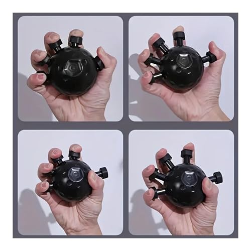 2pcs Adjustable Finger Exerciser Trainer - Hand Grip Strengthener for Rock Climbing, Fitness, and Rehabilitation - color: Black+Pink