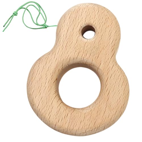 Hangboard Rock Climbing Multi-Depth Grip Pockets Finger Strength | Small Climbing Grip Trainer Board Wood Texture for Home Gym Travel - size: 73mm