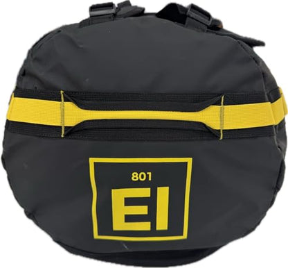 Element Equipment Trailhead Duffel Bag Shoulder Straps Waterproof Black/Yellow Large - color: Black/Yellow, size: Large 85 Liters