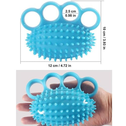 Finger Exerciser Balls for Hand Physical Therapy, Hand Grip Strength Trainer Extension Exerciser Squeeze Ball for Rehab, Arthritis, Carpal Tunnel, Anxiety, Stroke Recovery