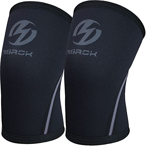 Elbow Sleeves (Pair),Support for Weightlifting,Powerlifting,Squat,Basketball and Tennis,5mm Neoprene Compression Brace for Both Women and Men (Medium, Black New) - color: Black New, size: Medium