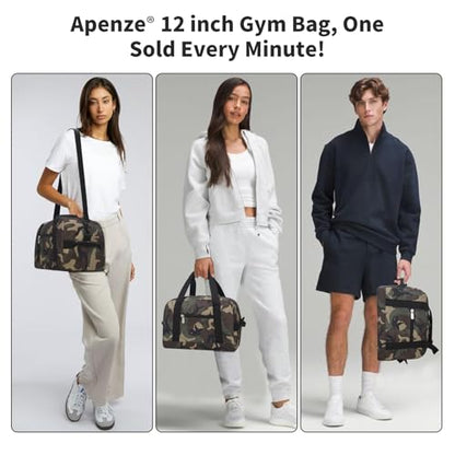 Apenze Small Gym Bag Carry On Bag - 12 in Mini Duffle Bag Lightweight for Overnight Travel(Camouflage) - color: Camouflage, size: 12inch