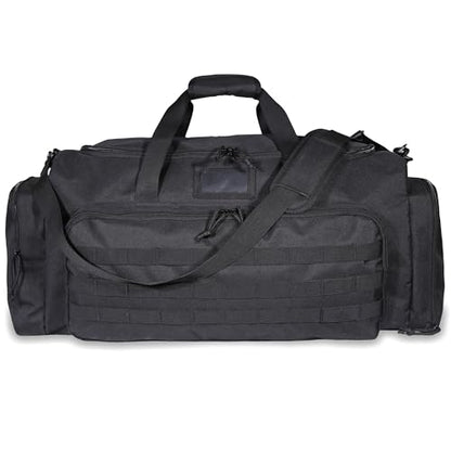 APRILBAY Super Quality 60L Large Duffel Travel Bag Luggage Foldable Bag Cargo Sport Gear Equipment Skiing Hardware Bag Heavy Duty& Durable(Black) - color: Black