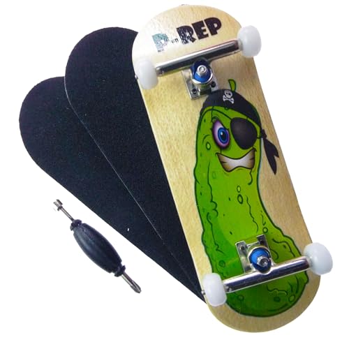 P-REP V2 Performance Complete Wooden Fingerboard 32mm - Pickle Pirate - color: Pickle Pirate