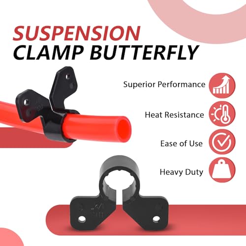 500-Pack EFIELD 1/2-inch Suspension Pipe Clamps For Pex, Copper, CPVC Pipe, (PPSU1807060-500PCS) - size: 1/2''-P500, style: Suspension