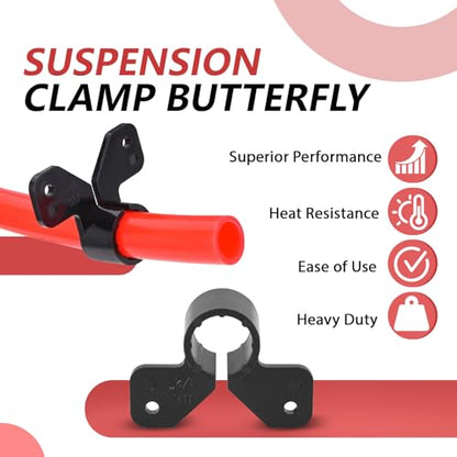 50-Pack EFIELD 1-inch Suspension Pipe Clamps For Pex, Copper, CPVC Pipe, (PPSU1807174) - size: 1''-P50, style: Suspension