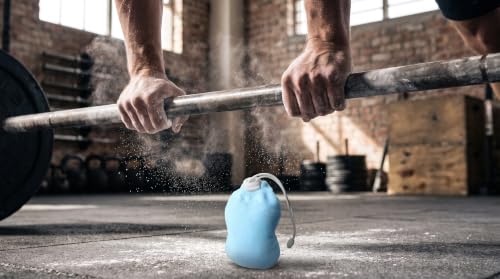 Literal Savage Patriotic Chalk Ball 3-Pack – Red White & Blue Refillable No Mess Magnesium Carbonate Chalk for Rock Climbing, Weightlifting, Gymnastics & Cross-training – 4th of July Set – 2.3 oz