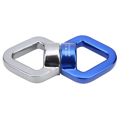 RiToEasysports Climbing Rotational Device, 360 Degree with Sealed Steel Ball Bearings for Rock Climbing Swing Aerial Yoga Hammock - color: Bluish Grey