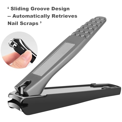 420J2 Stainless Steel Nail Clipper Set for Thick Nails with Nail File