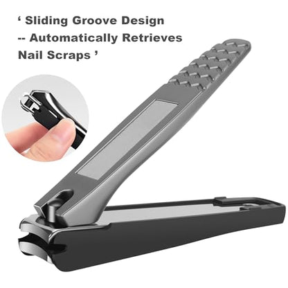 420J2 Stainless Steel Nail Clipper Set for Thick Nails with Nail File