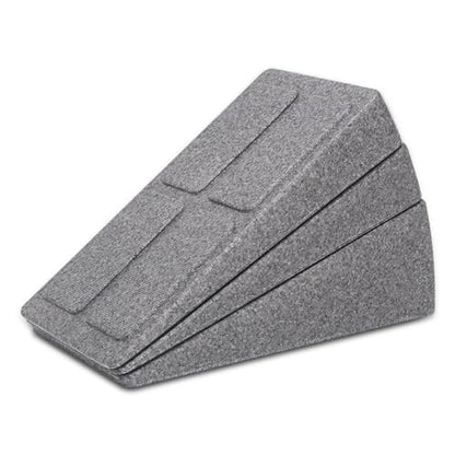 3 Pieces Brick Squat Wedge Block Foam Slant Board PETG Lightweight Cushion Reduces Injury Risk Suitable for Exercise Fitness Gym