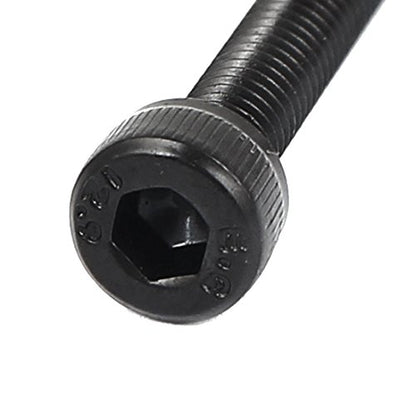 uxcell M5x70mm 12.9 Alloy Steel Hex Socket Screws Partially Threaded Bolt Black 10Pcs - size: M5x70mm