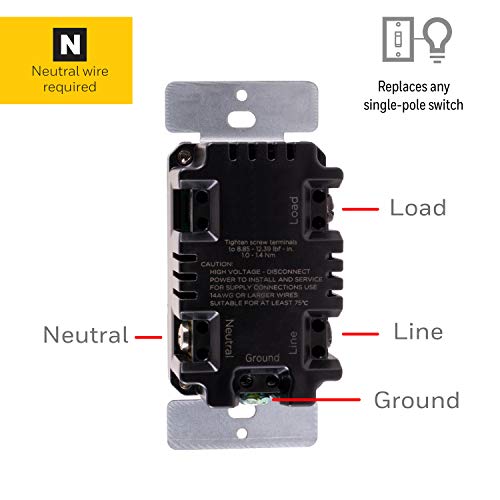 UltraPro Countdown in-Wall Digital Timer Switch, 8 Presets, On/Off Button | 8 Countdowns from 5min to 8hrs, Manual Override, Wall Plate Not Included, Ideal for Bathrooms, Neutral Required - style: Push Button Timer