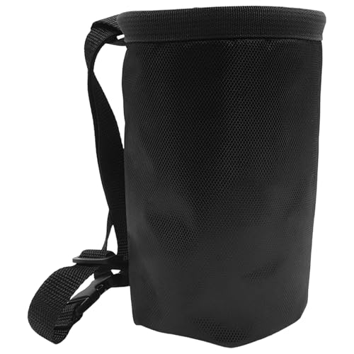 Rock Climbing Chalk Bag, 7.5X4.9X4.9 in Oxford Cloth 840D Bouldering Chalk Bag, Lightweight Waist Belt, for Weight Lifting Gymnastics
