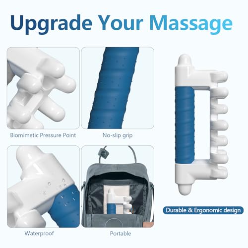 Fascia Massage Tool Blaster for Cellulite,Handheld Myofascial Release Tool for Deep Tissue Massage,Trigger Point Massage Tool for Manual Massage of Neck & Back - color: Dark Blue