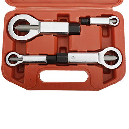 4 Sizes Heavy Duty Nut Splitter Broken Damaged Screw Nut Removal Splitting Tools