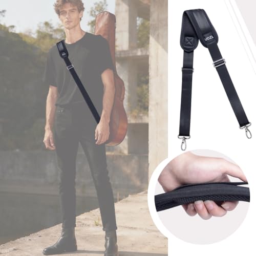 Shoulder Straps 79 inch Adjustable with Thick Soft Fixed Shoulder Pad | with Metal Swivel Hooks for Laptop Bag, Messenger Bag, Tool Bag, Camera,Luggage,for Mens and Womens - color: Green