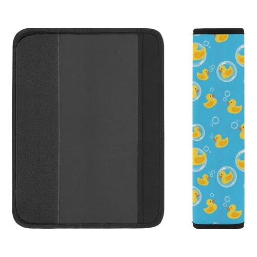 Soft Padded Car Seat Belt Pad for Child, Most Cars, 2 Piece Yellow Rubber Ducks Seat Belt Cushion Comfortable Driving - color: Pattern 939