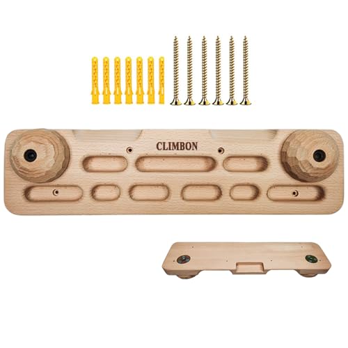 Wooden Hold Board Wall Climb Handle Frame Rock Climbing Pull Up Training | Climbing Wall Climb Handle Frame for Indoor Home Gym - color: A